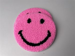 Symærke - smiley i pink